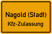 Zulassungstelle Nagold (Stadt)